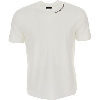 Ss22 Solid Color Round Neck Letter Print Short Sleeve T-Shirt Men Tops White 3R1TT4-1JUVZ-0101