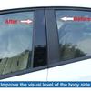 8Pcs Glosss Black Pillar Post  Fit For Suzuki SX4 s-cross 2014-2017 2018    Door Cover Window Decal Trim Sticker