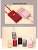 2025 Trendy Korean Style Women's Crossbody Bag – Simple Lock Design & Mobile Phone Holder