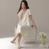 Cute Cotton Summer Nightgown: Women's Short-Sleeve Pajamas