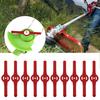 60Pcs String Trimmer Head Blades Multi-Purpose Universal Weed Trimmer Head Plastic Mowing Blades for Grass Trimmer Lawn Mowers