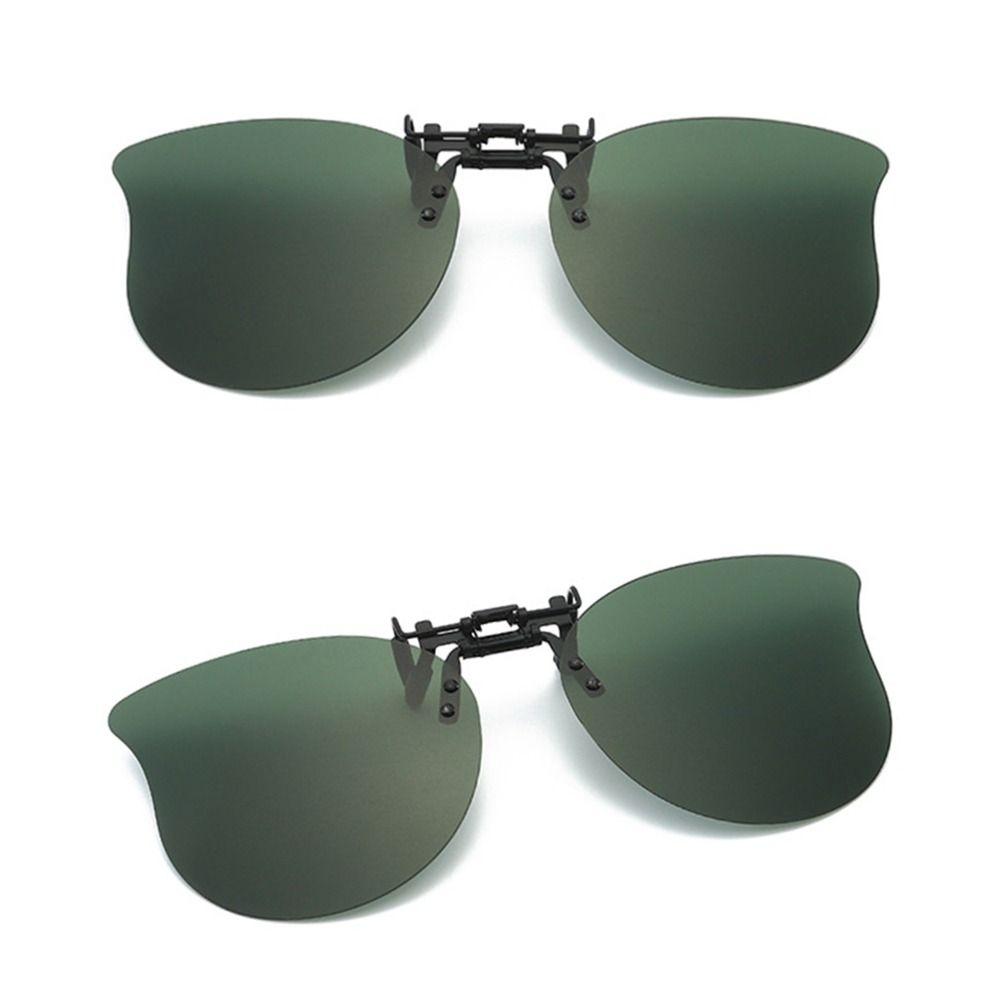 Polarized Clip On Sunglasses Over Prescription Glasses  Perfect for Outdoor & Driving