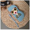 1pc Silicone Glasses Case with Wrist Strap - Portable Travel Organizer for Glasses, Lipstick, Headphones & Small Items - Cute Cartoon Design