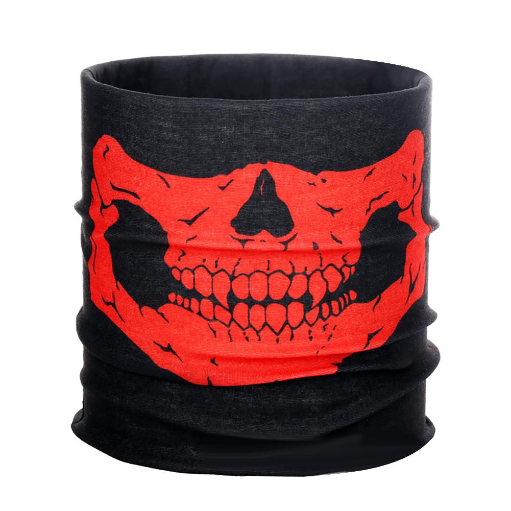 Halloween Props Mask Multi-function Seamless Headscarf Outdoor Sports Riding Mask Horror Skull Collar