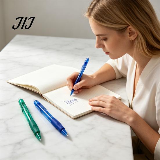 Journaling And Planning Pens Retractable Erasable Gel Pen, 0.5mm Fine Point Clickable Thermal Reusable Copybook Friction Correction Pen for