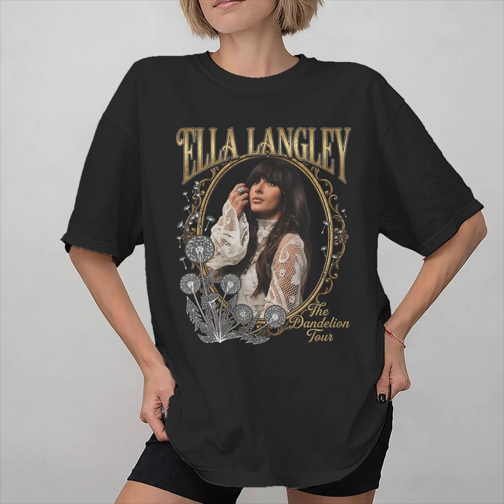 Unisex Women Graphic Printing Ella Fella The Dandelion Tour Choosin Texas Country Ellas Fellas Club T Shirt Tee
