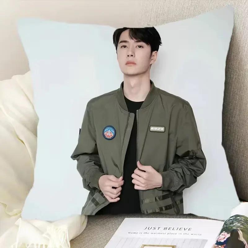 Wang Yibo Yebo Poster Double-sided Printed Pillowcase China Movie Born To Fly Lei Yu Drama Stills Home Car Decor Cushion Cover