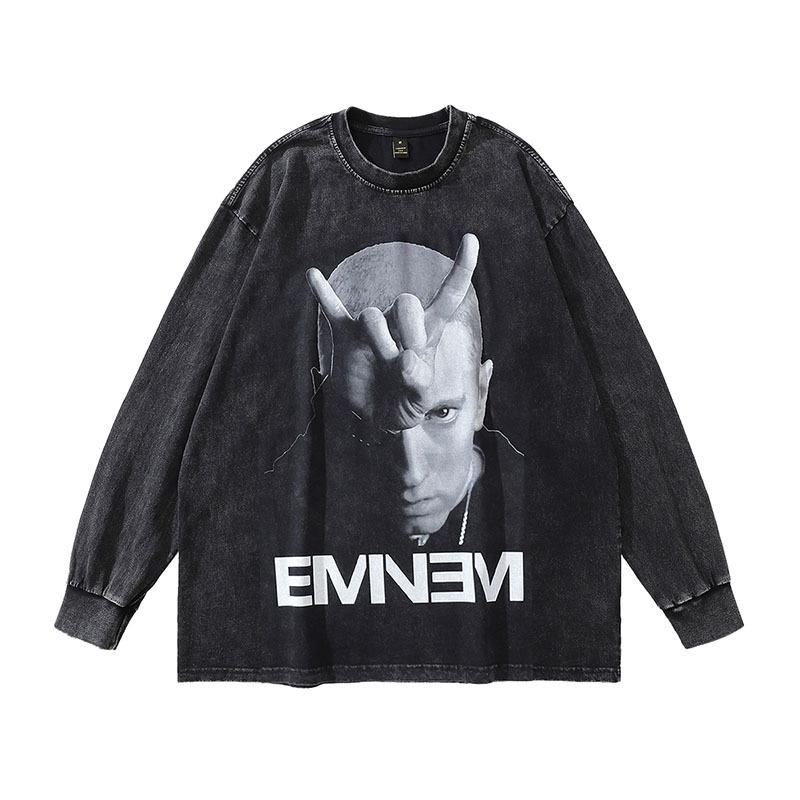 American Retro Hooded Sweater For Men And Women Autumn And Winter Trend Printing Washed Old Hoodies For Men And Women
