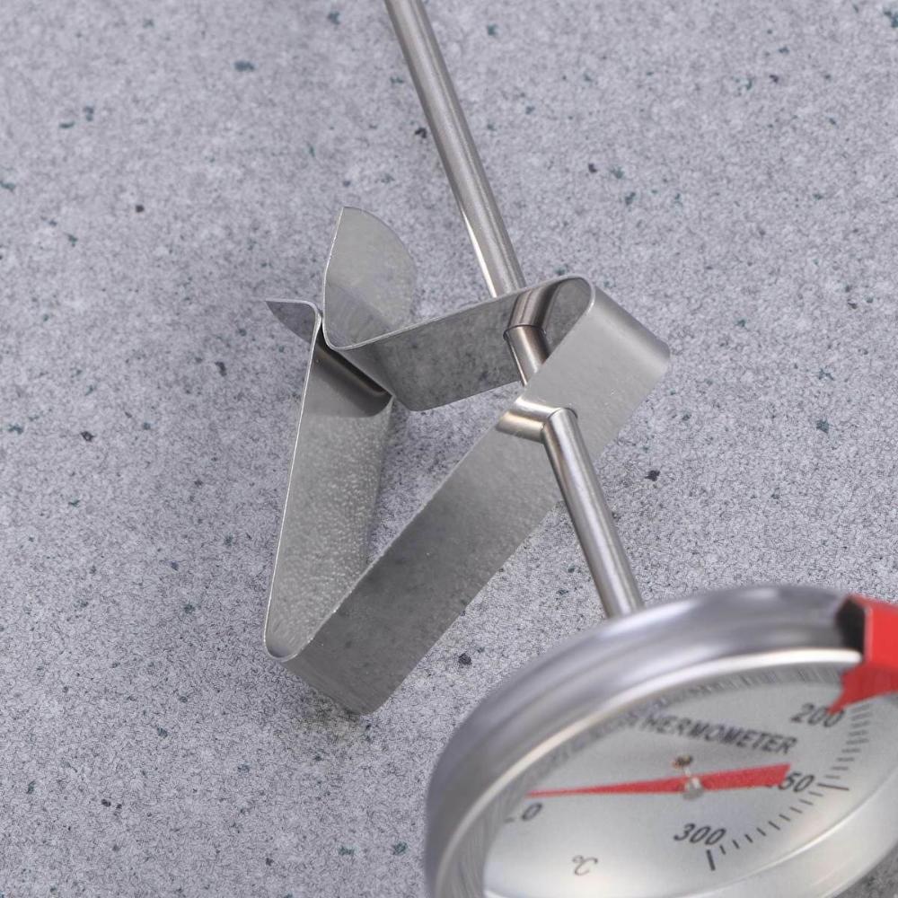 Deep Frying Turkey BBQ Food Thermometer With Instant Read Temperature Gauge Stainless Steel Stem