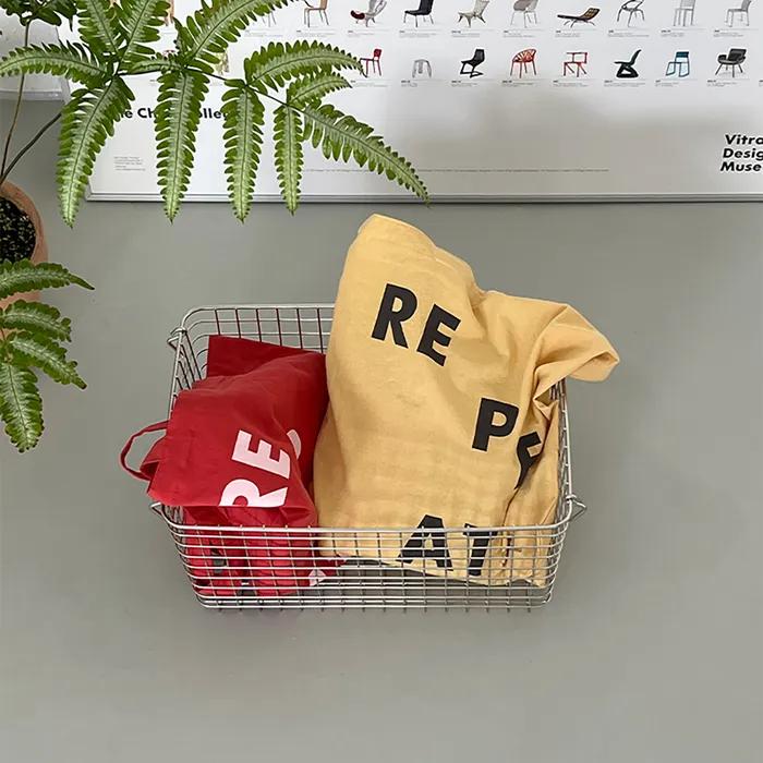 Lettering Eco Bag Summer Bag (9 colors)