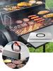 Stainless Steel Frying Pan Covers Barbecue Burgers Sandwiches Steak Pot Lids Rectangular Grill Basting Cover Cheese Melting Dome