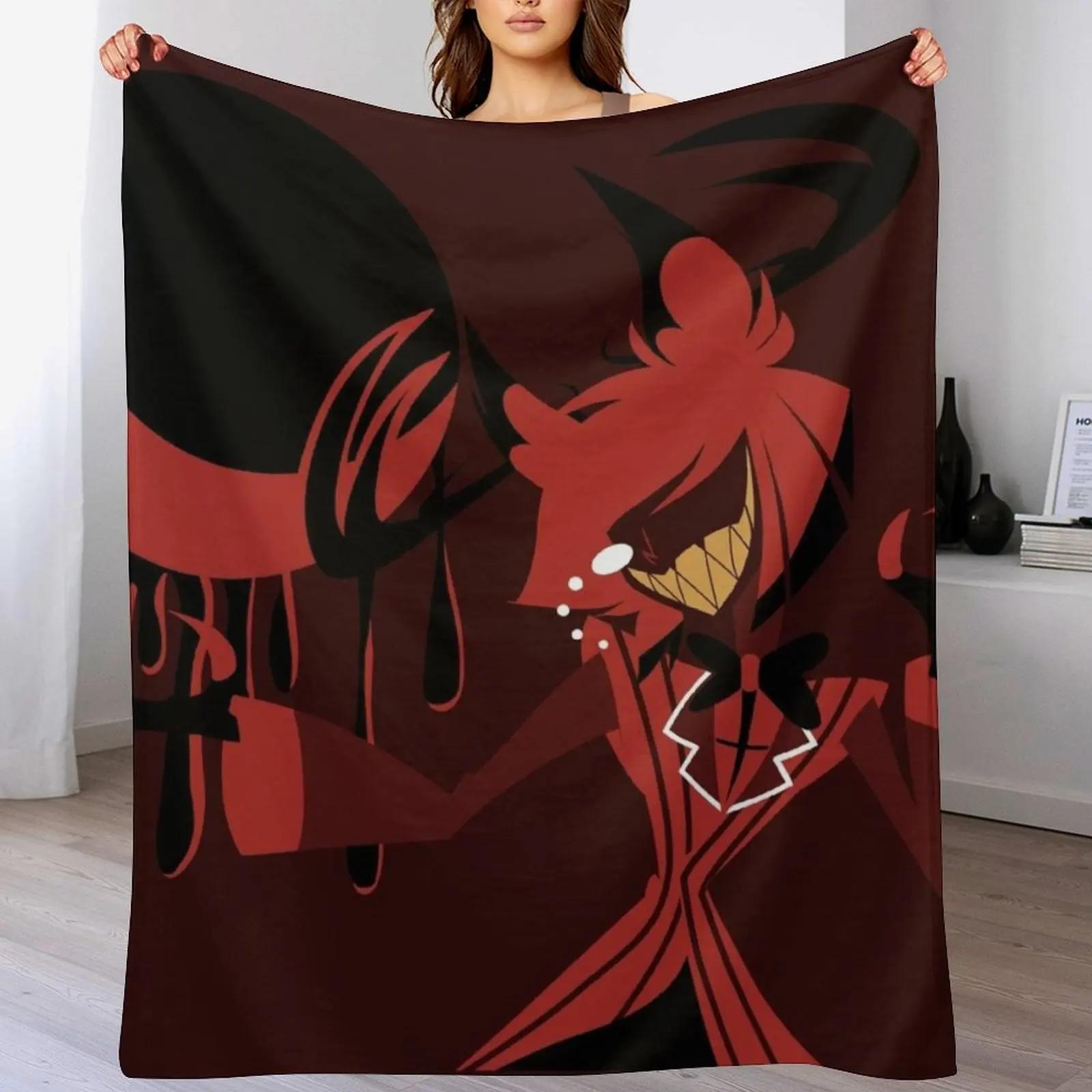 

Alastors Moon Throw Blanket Lightweight Warm Blanket for Travel Camping 102x76cm(40x30in)