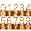 Number 0/1/2/3/4/5/6/7/8/9 Led Filament Dc 3V Cob Edison Yellow White Diy Candle Led Diodes Party Decoration Light Accessories
