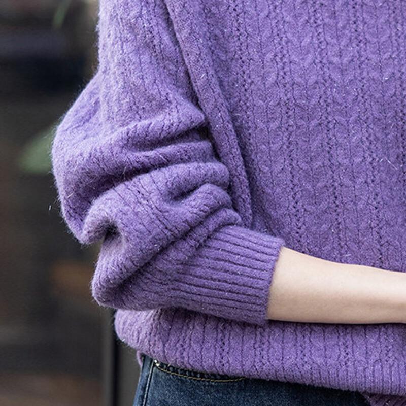 Mokana Women's French Romantic Long Sleeve Knit Sweater