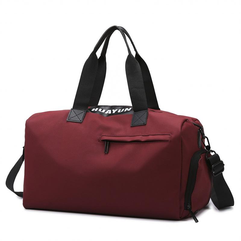 Geantă de gimnastică ușoară bărbați hidrofugă, uscată și umedă, geantă de călătorie separare pantofi Genți femei, geantă portabilă de călătorie de capacitate mare