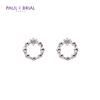 PAULBRIAL [SILVER] PHSE002 Belita Earrings (Beauty)