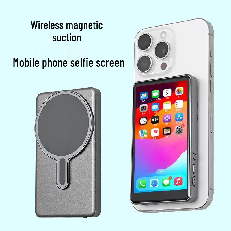 Magnetic Selfie & Livestream Mirror: Multi-angle Phone Screen Reflector 40x