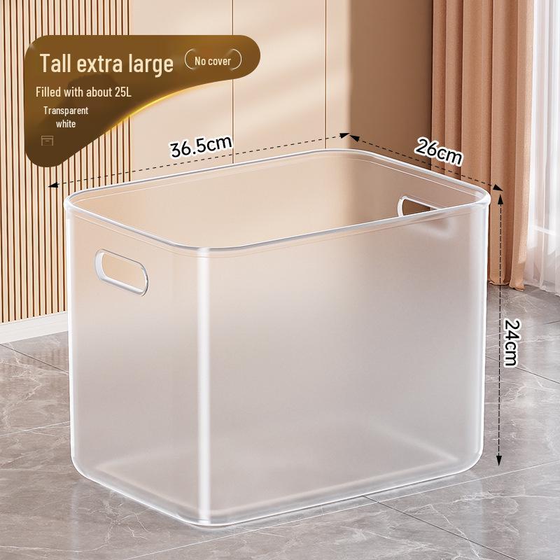 Clear Plastic Storage Box for Toys, Snacks, and Clothes 
