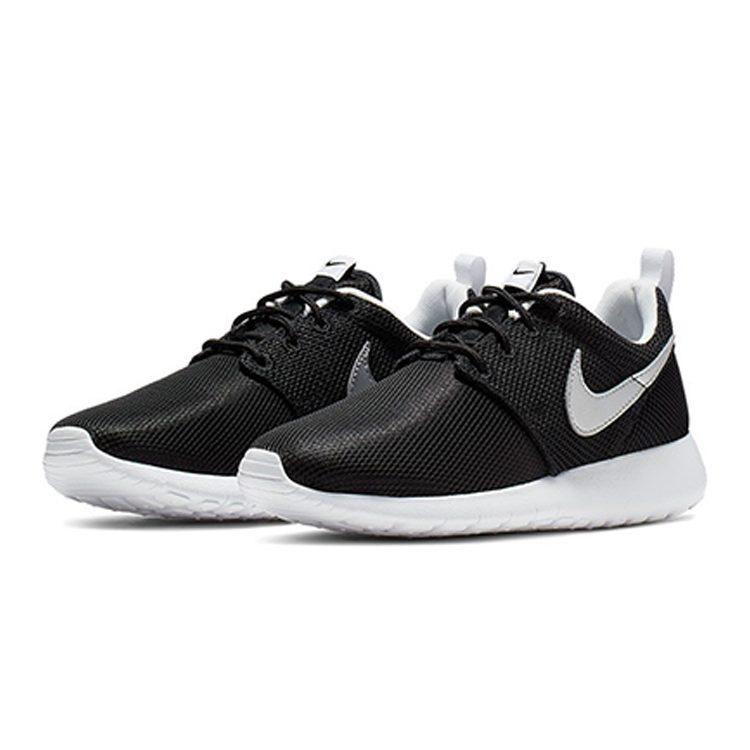 Nike Roshe One Black Metallic Silver GS 599728-021