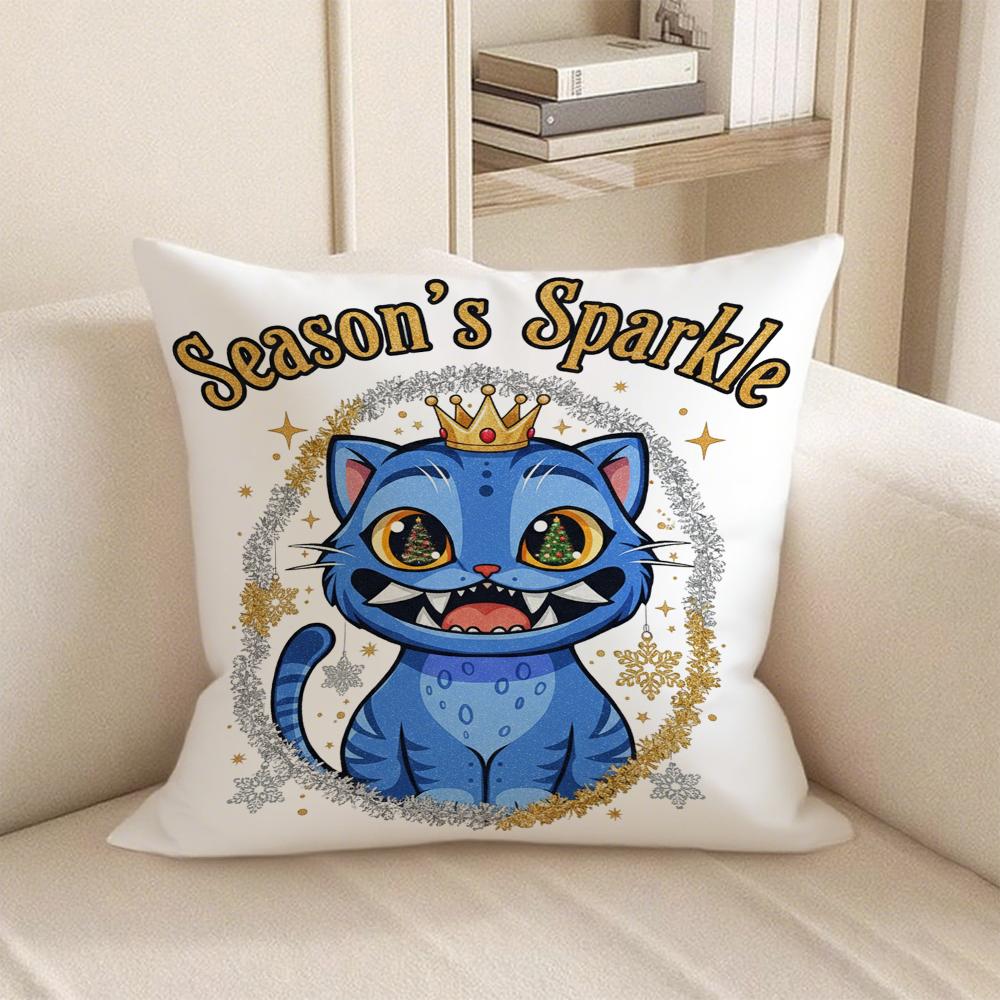 KPop Demon Hunters  Anime show on the pillow: Pink and purple fantasy & Cute character pillowcase fashion home decoration