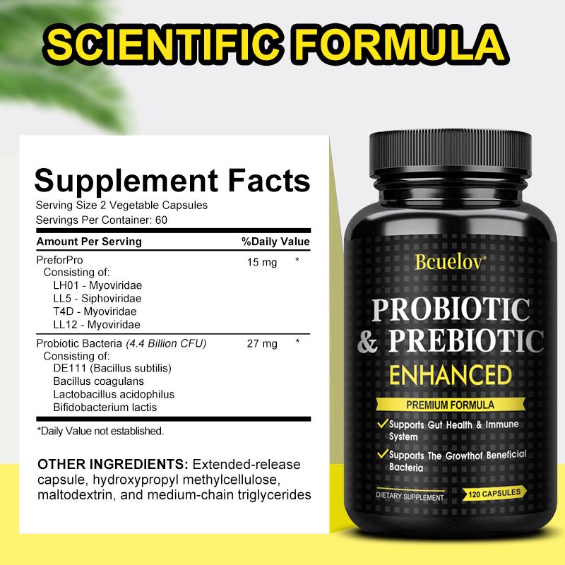 Probiotic, Prebiotic, 120 Capsules Dietary Supplement