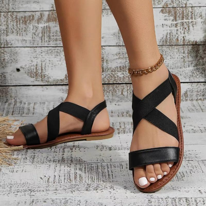 Sommer neue frauen flache römischen sandalen mit nicht-slip gummi sohle mode frauen schuhe