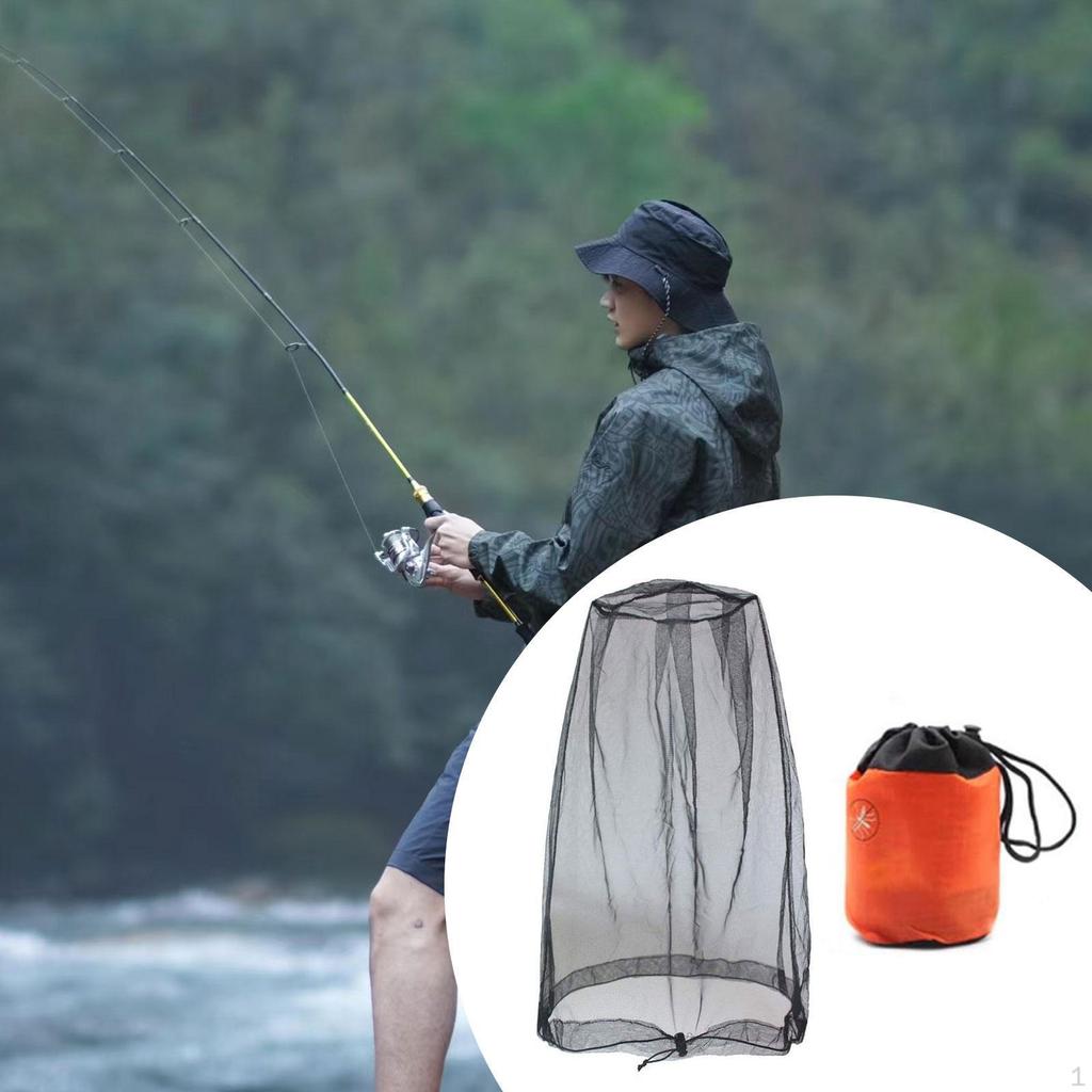 Ansiktsnät med förvaringspåse, Mjukt nät för resor och utomhusaktiviteter