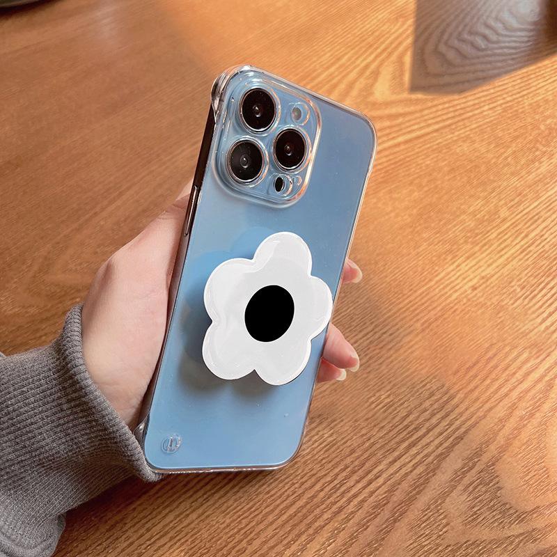

Простой и практичный чехол для телефона Apple 13 с подставкой в виде цветка, прозрачный противоударный защитный чехол для iPhone 12 Pro Max iPhone 11 6.1 inch
