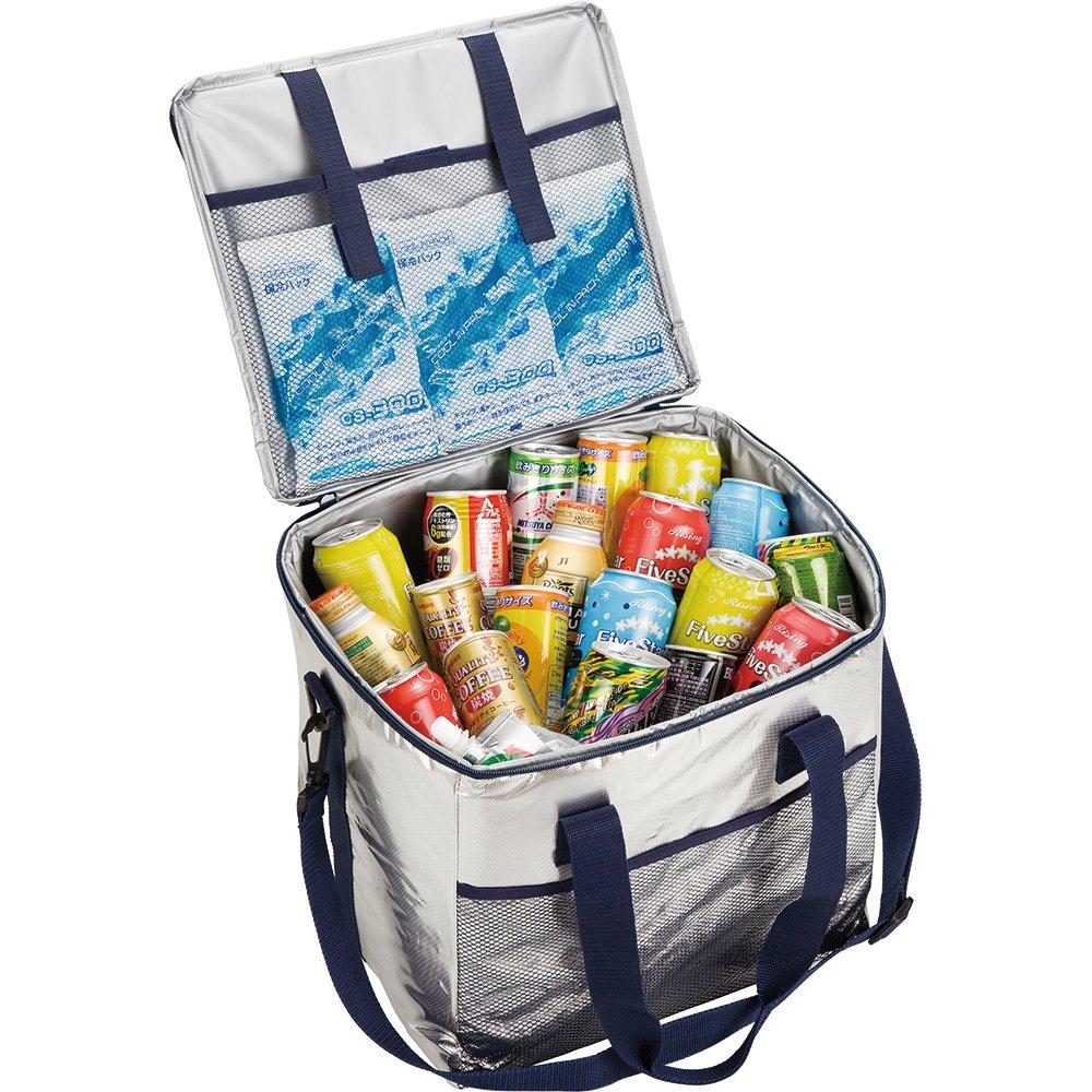 BUNDOK Soft Cooler Aluminum 30L Lightweight Insulated Cooler Bag BD-736