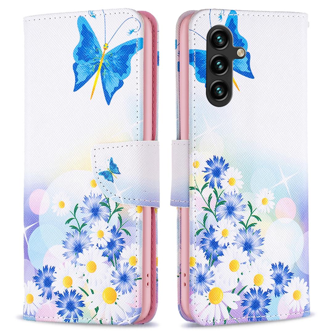 

Для Samsung Galaxy A56 5G Wallet Case Pattern Phone Leather Cover J