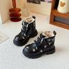 Children's Fashionable Princess Boots for Autumn and Winter, Sweet Embroidered Single Boots for Girls