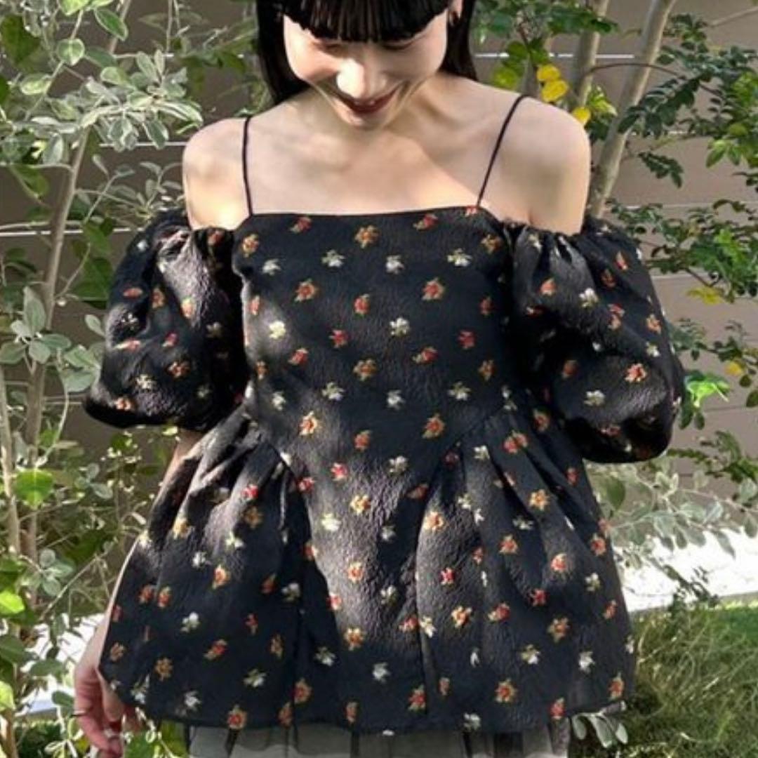 Lily brown 3way peplum tops