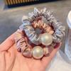 Silky Pearl Elastic Hair Tie - Korean Fashion Basic