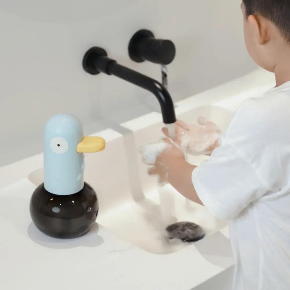 Automatic Foam Soap Dispenser Contactless Duck Shape Soap Dispenser Infrared Sensor Soap Dispenser Rechargeable 400ML