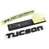 Rlapg3 Metal Chrome Black Logo Tucson Emblem Letters Nameplate Decal Car Trunk Badge for Hyundai Tucson Sticker Accessories