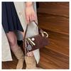 2025 Casual Suede One-Shoulder Crossbody Bag: Trendy European & American Fashion