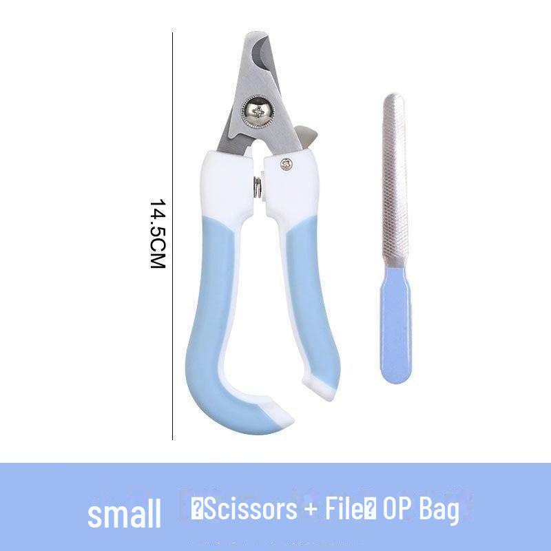 Pet Nail Clippers & File Set for Cats and Dogs - Manicure Kit for Pets