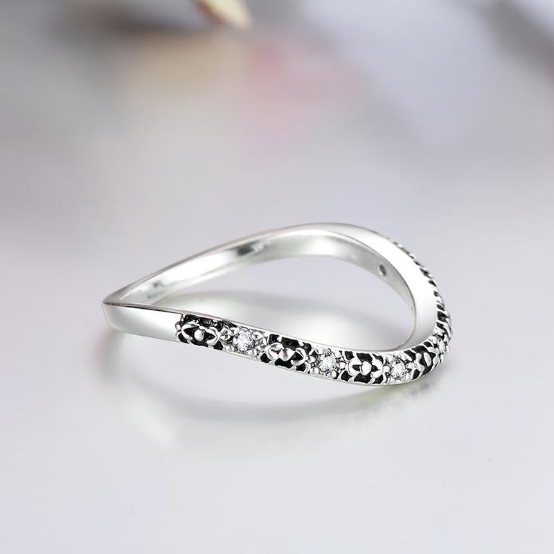 Fengxin Ring Women'S Closed Fashion Personality Retro Jewelry Silver Ring
