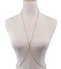 Sizzling Rhinestone Body Chain with Open Chest Design for Nightclubs