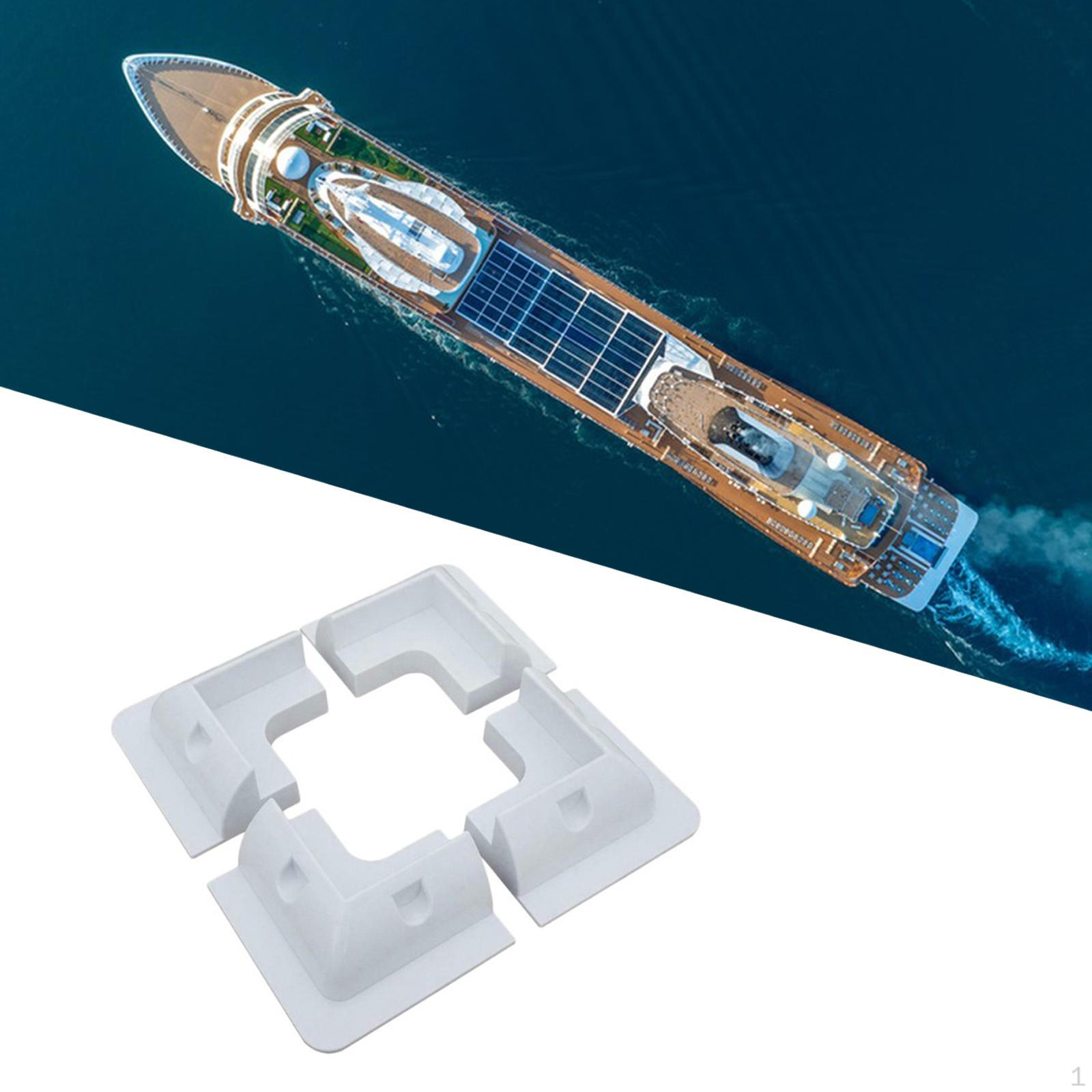 

Mounting Brackets Kit Corner Bracket RV Yacht for Motor Vehicles белый