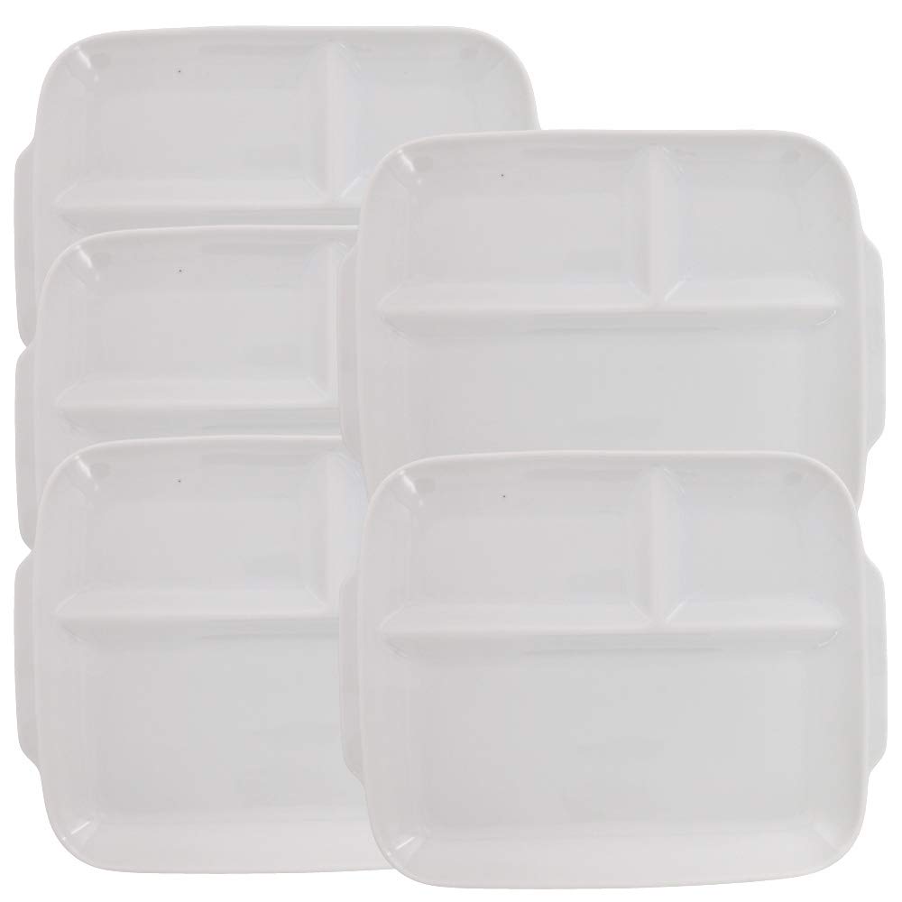 

EAST Original Lunch Plate (White) Set of 5