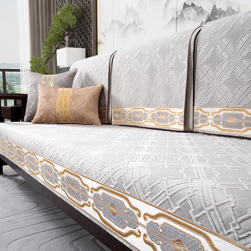 New Chinese Sofa Cushion Four Seasons Universal Sofa Cover Non-Slip Cover Cover Solid Wood Sofa Cushion