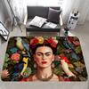 Tappetino Vintage Artista F-Frida K-Kahlo Stanza dei Bambini Decorazione Camera da Letto Balcone Tappetino Antiscivolo Tappetino Ingresso Tappeto