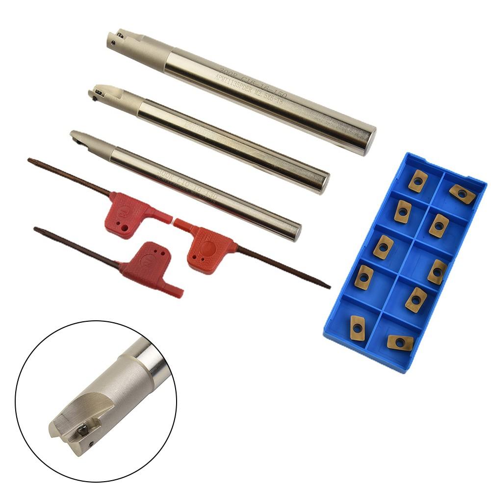 

BAP 300R C10-10+C12-12+C16-16 ЧПУ держатель концевой фрезы с индексируемым инструментом+10 шт. APMT1135