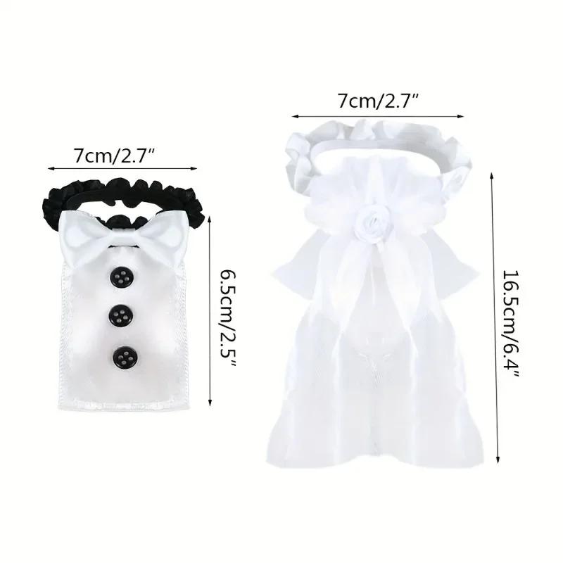 2-Piece Wedding Champagne Flute Set - Bride & GroomCrystalGlasses with DIY Charms SparklingWineCups for Party & AnniversaryGifts