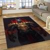3D Anubis Pharaoh Horus Egyptian Mythology Gods Carpet Rug for Home Living Room Bedroom Sofa Doormat Decor,Area Rug Non-slip Mat