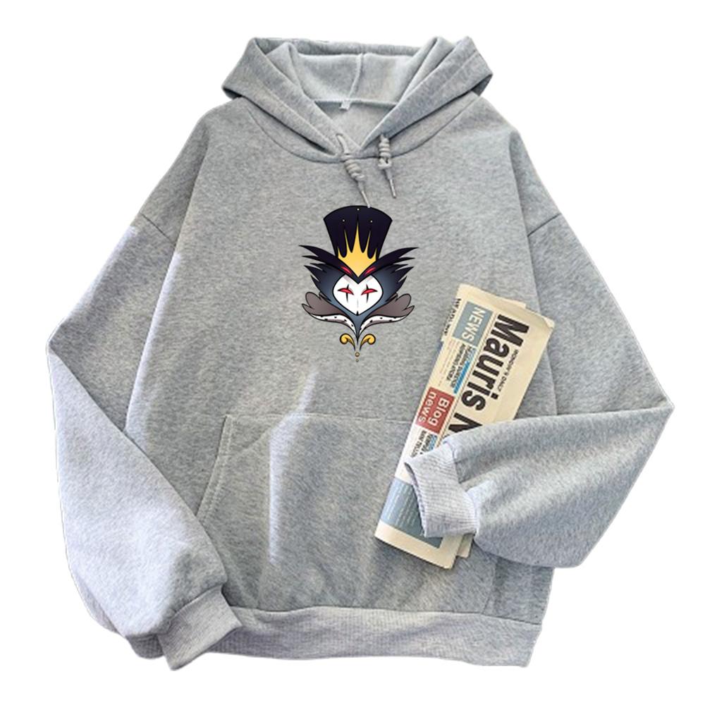 Helluva Boss Hoodies Stolas Sweatshirts Anime Men Woman Hoodie Adult Comics Printing Fleece Pullovers Winter Clothing