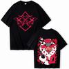 Hazbins Hotels Graphic Cotton Shirt Men Retro 2026 Hit Show TV Drama Summer Unisex Harajuku Fashion Short Sleeve Loose Tshirt
