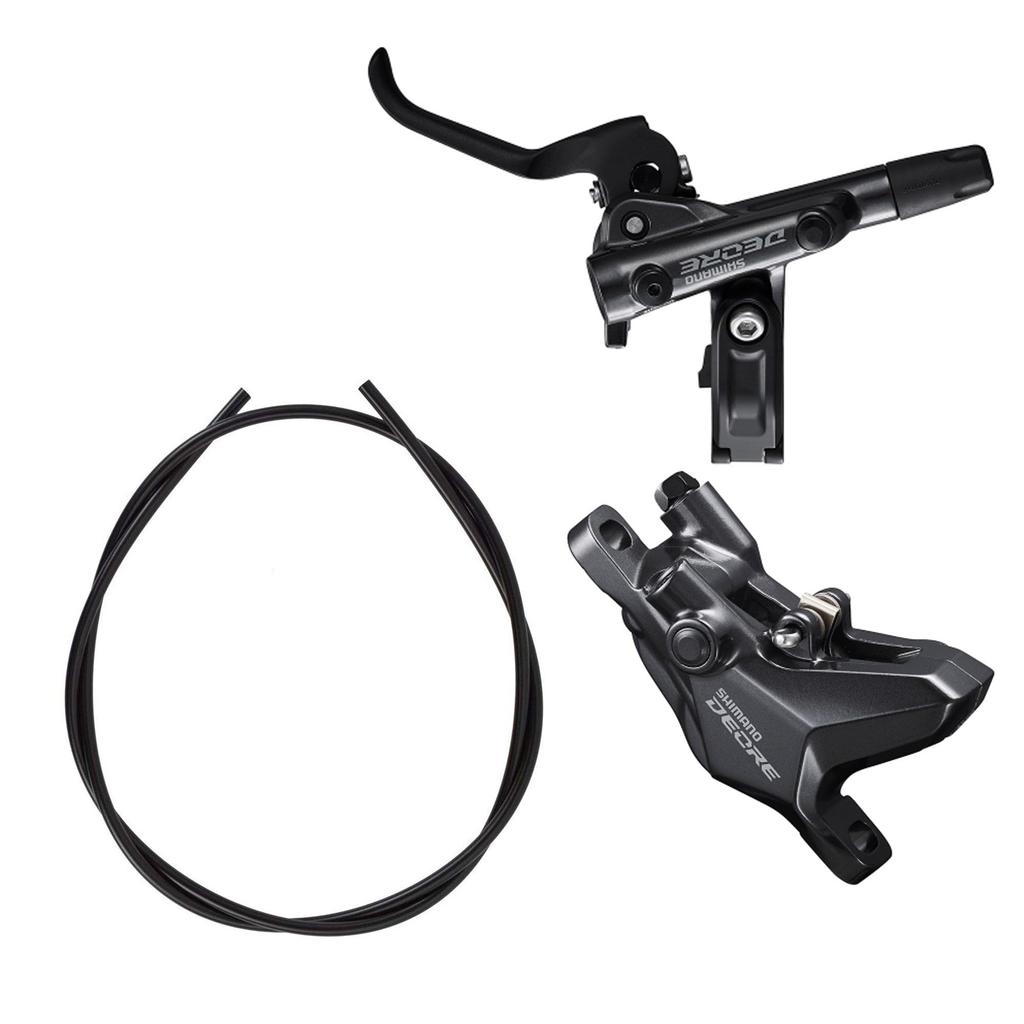 SHIMANO Brake Mount Rear Left M6100LR Black for Deore (SHIMANO) Lever/Post BR-M6100/BL-M6100