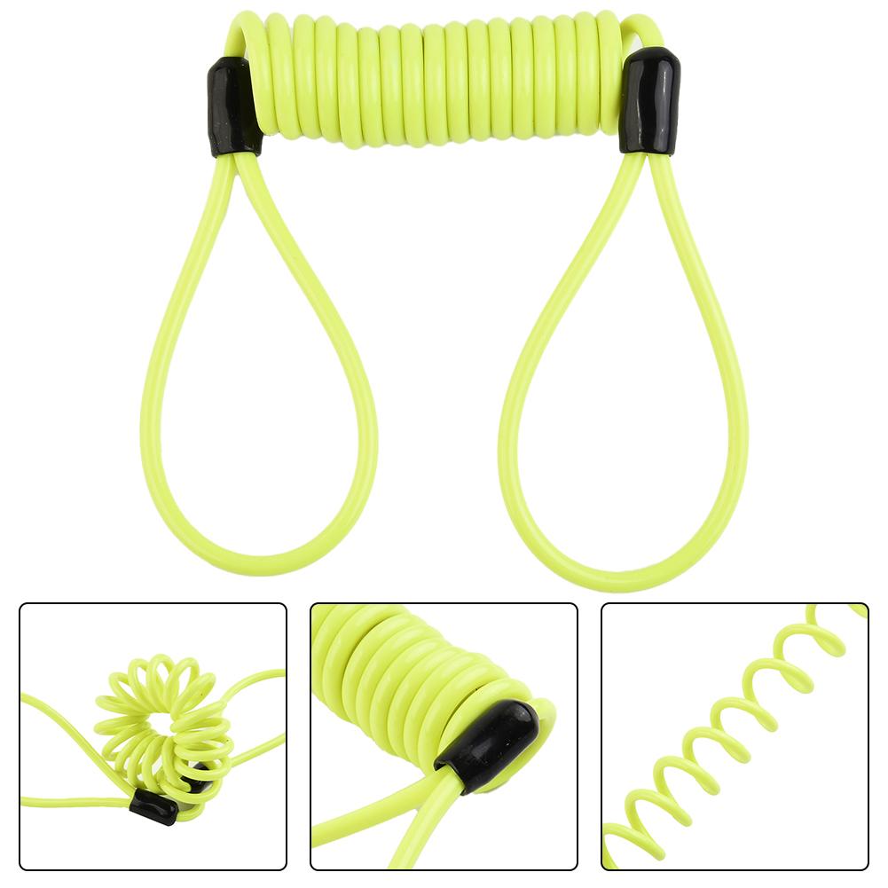 1.2M Disc Lock Reminder Cable Anti Thief Motorbike Motorcycle Wheel Disc Brake Alarm Lock Reminder Cable